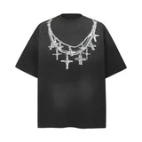 Crew Neck Loose Fit Short T-Shirt