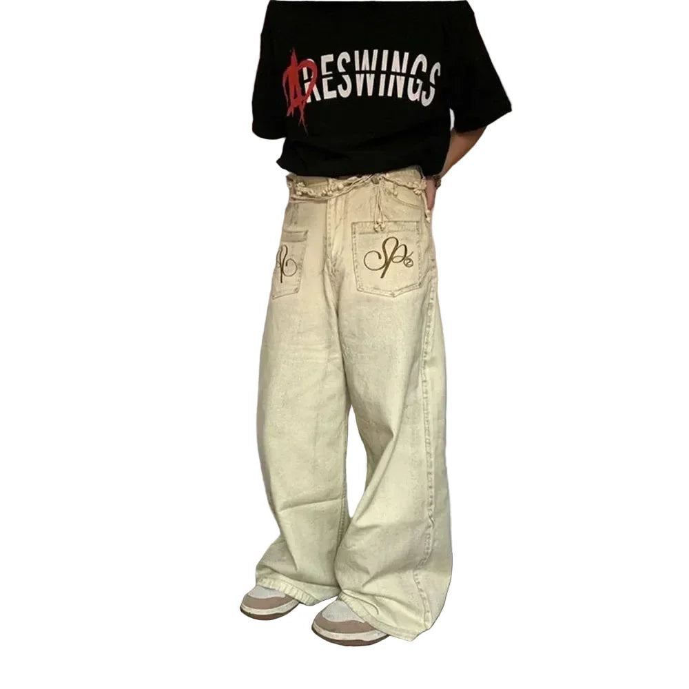 Y2K Loose Straight Jeans