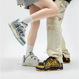 Retro Alphabet School Sneakers