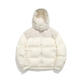 Wasserdichte Kapuzen-Daunenjacke mit Entendaunenfüllung