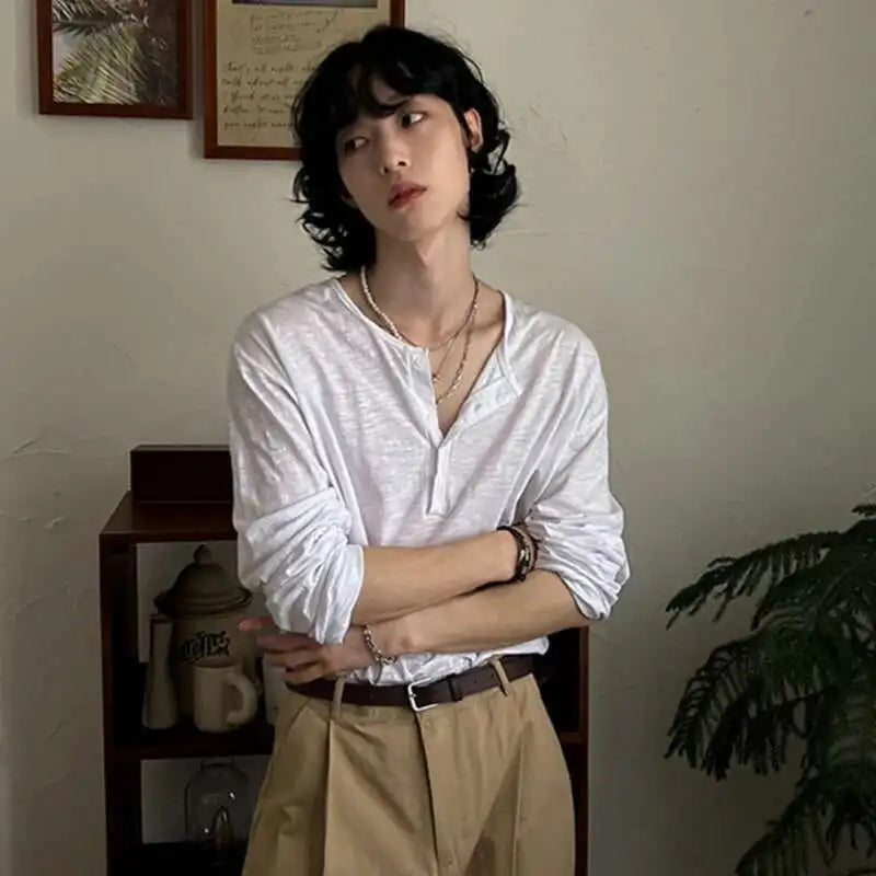 Camiseta casual de estilo coreano para mujer