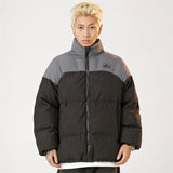 Patchwork Thick Cyberpunk Puffer Jacket