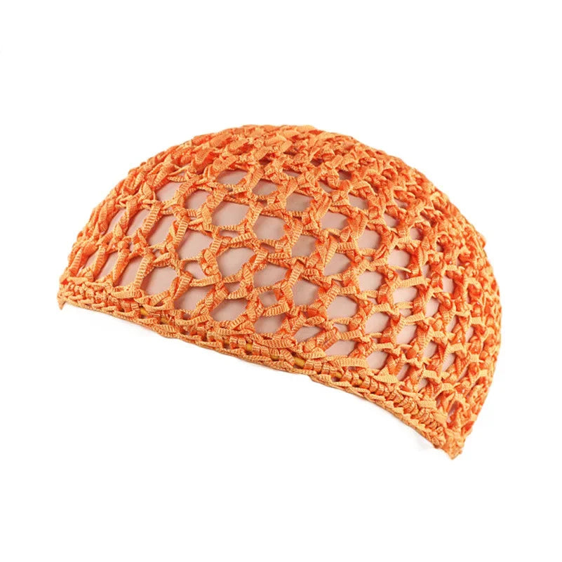 Crochet Turbans Knitted Handmade Hair Net