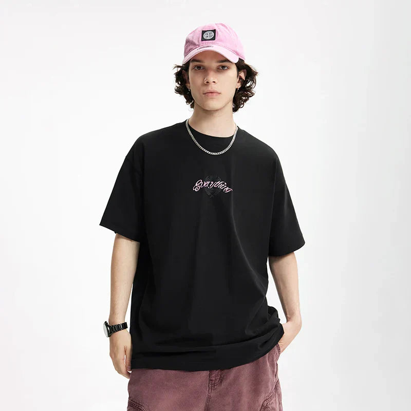 Skating Letter Print T-Shirt