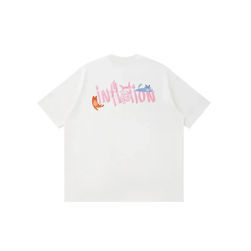 White Oversized 3D Puff T-Shirt