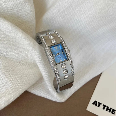 Silver Vintage Ladies Quartz Wristwatch