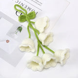 Bell Orchid Bouquet Kintted Crochet Flower