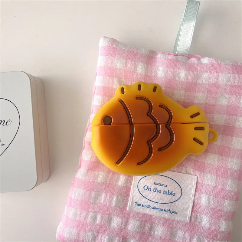 3D Funny Fish Accessories AirPods Cases