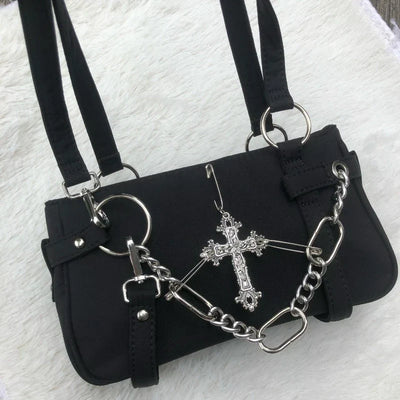 Y2k Aesthetic Cross Chain Bags