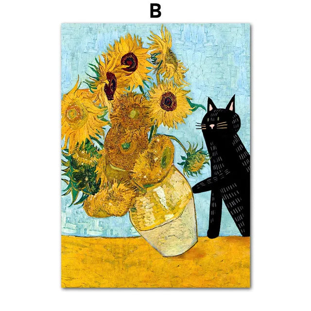 Sunflowers Painting Posters