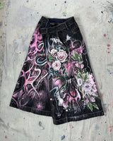 Y2K Vintage Patchwork Jorts
