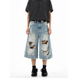 Vintage Blue Denim Jorts