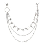 Spike Rivet Chain For Pants
