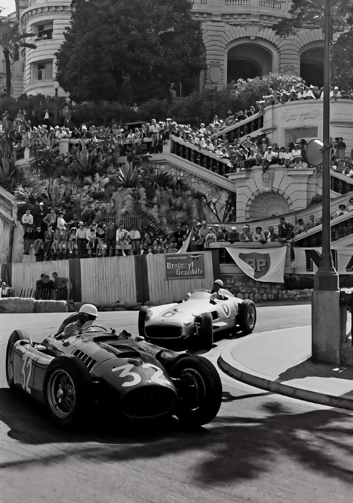 Vintage Cool F1 Monaco Car Posters