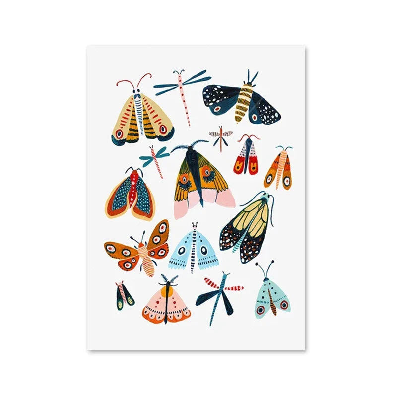 Butterfly Caterpillar Spring Posters