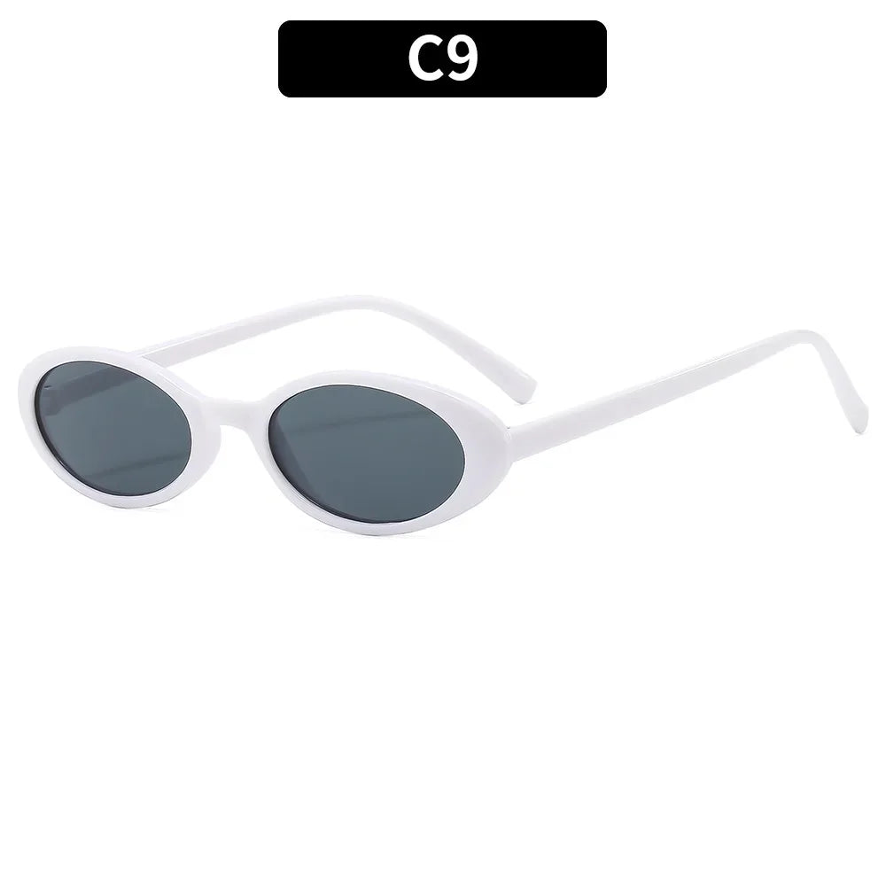 Y2K Retro Oval Sunglasses