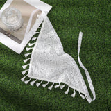 Flower Print Triangle Handmade Headband