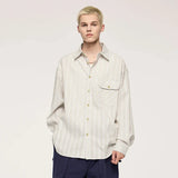 Classic Loose Striped Check Shirt