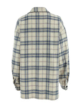 Women's Oversized Plaid Turn Down Shirt