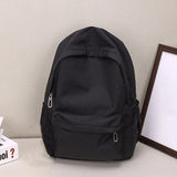 Solid Color Rounded School Backpack