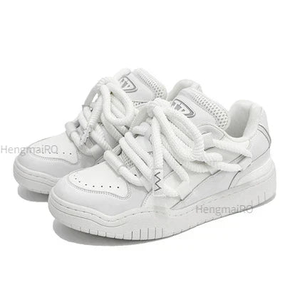 Retro Y2K Bread Punk School Skateboard Sneakers