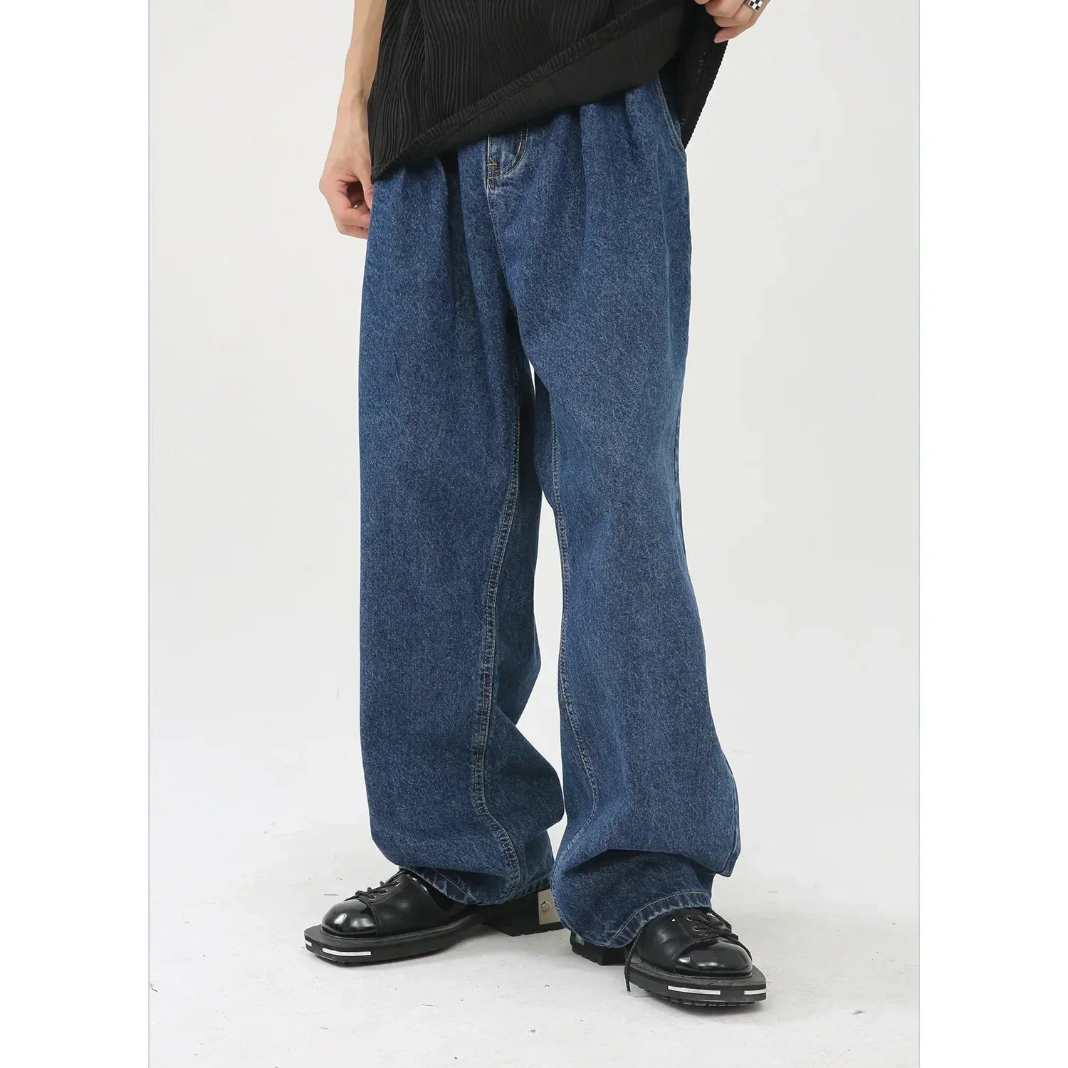 Weite Daddy Blue Jeans
