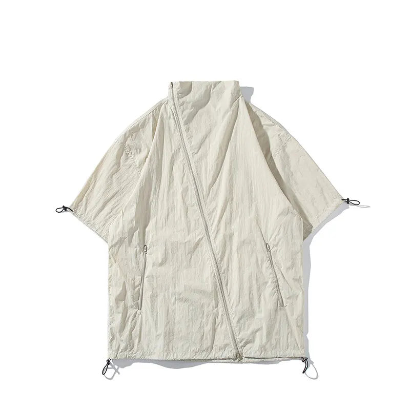 Quick Dry Loose Fit Zipper Shirt