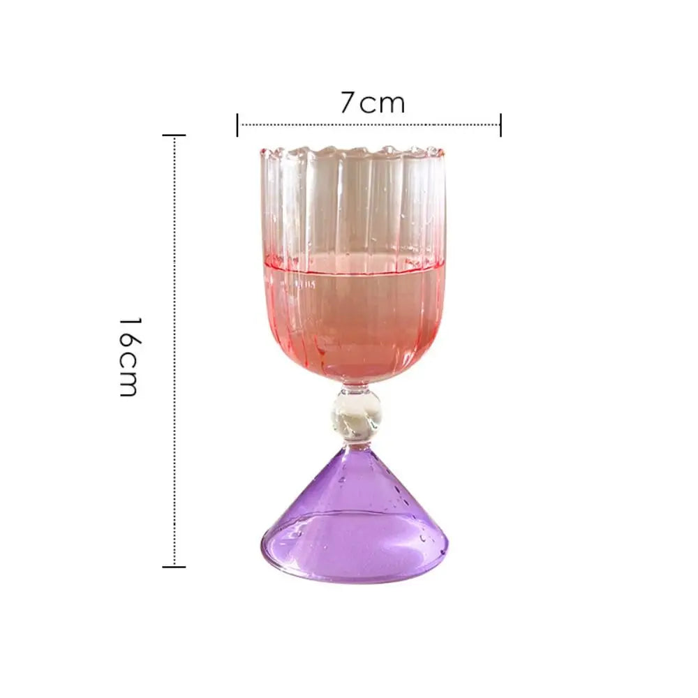 Colorful Cocktail Glass