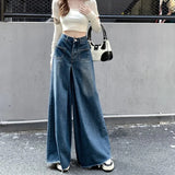 Vintage Extreme High Waist Wide Jeans