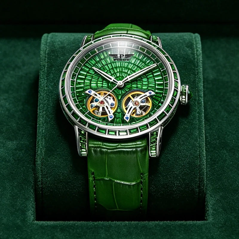 Luxury Double Flying Wheel Watch