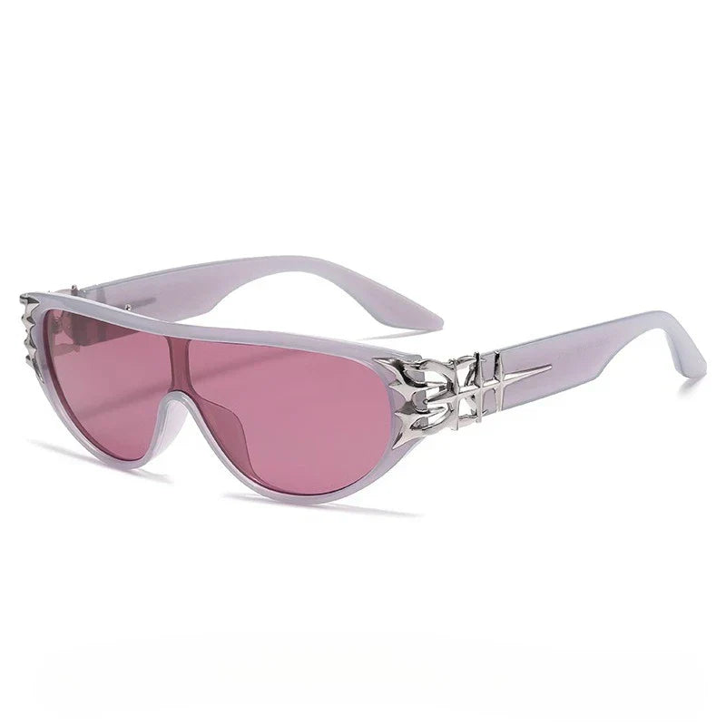 Y2K Metal Cat Eyes Sunglasses
