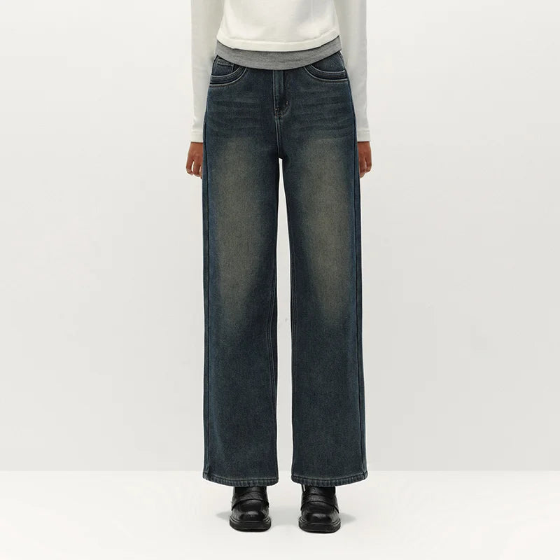 Fleece Lined Wide Leg Pants