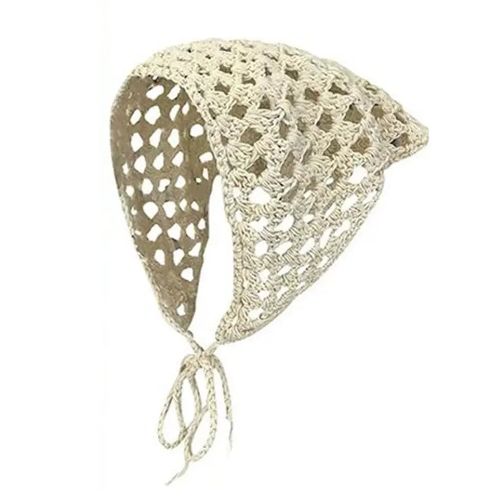 Vintage Gestricktes Hohl-Dreieck-Stirnband