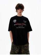 Vintage Letter Print Quoted T-Shirt