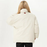 Heavy High Collar Winter Puffer Jacket
