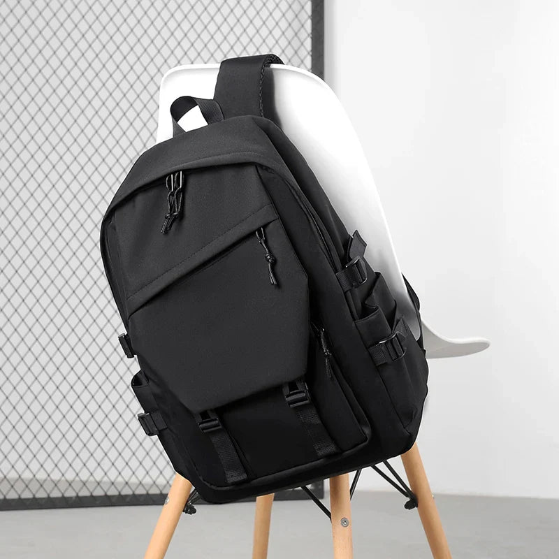 Polyester Solid Color School Backpack