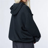Star Patchwork Zip-Up Graphic Hoodie Shirt