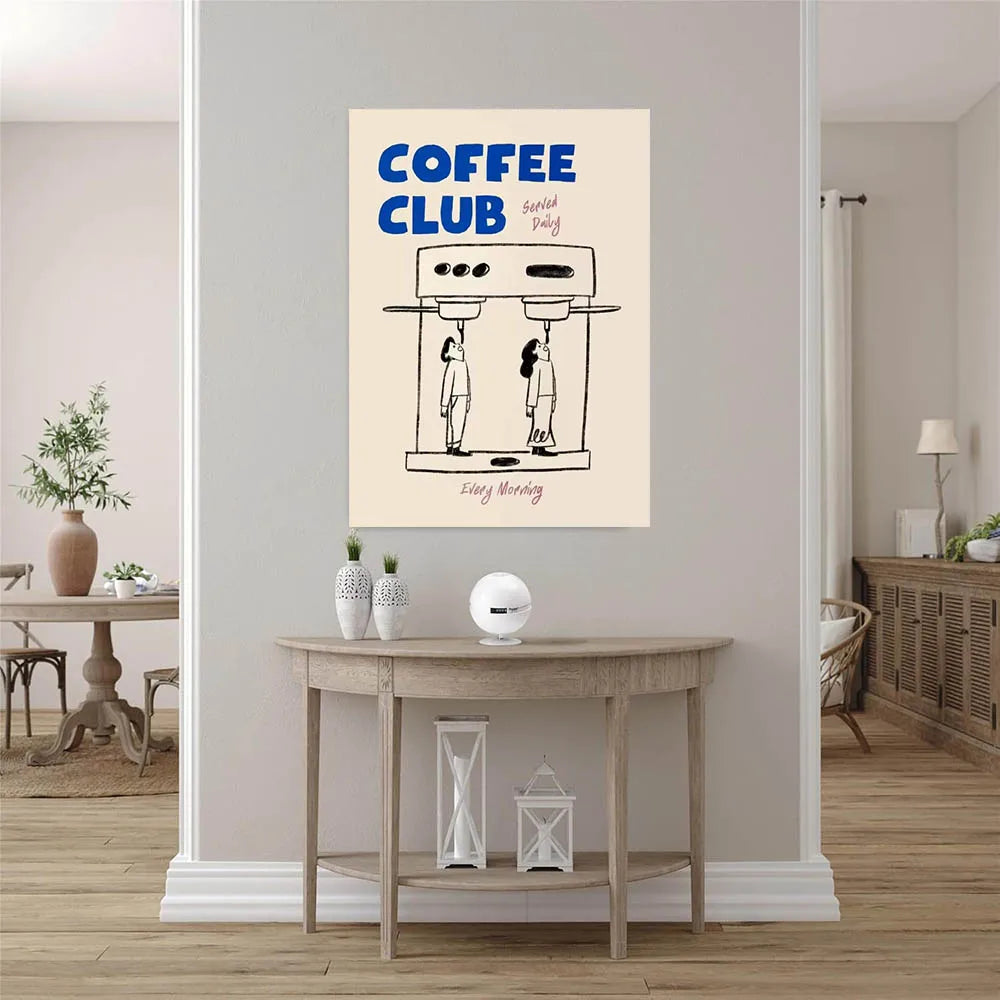 Coffee Club Poster