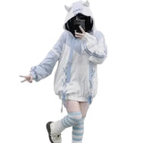 Gothic Kawaii Oversized Hoodie
