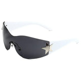 Y2K Rimless Star Sunglasses