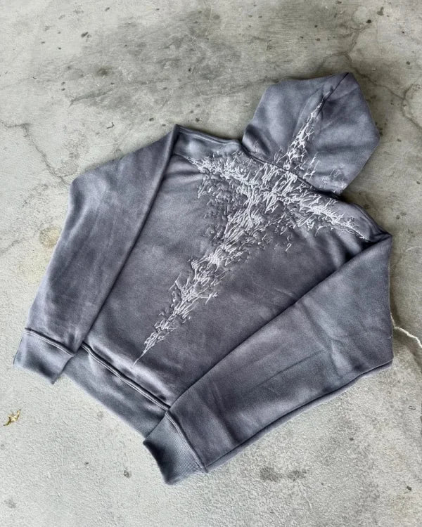 Y2K Flux Tribial Oversized Hoodie