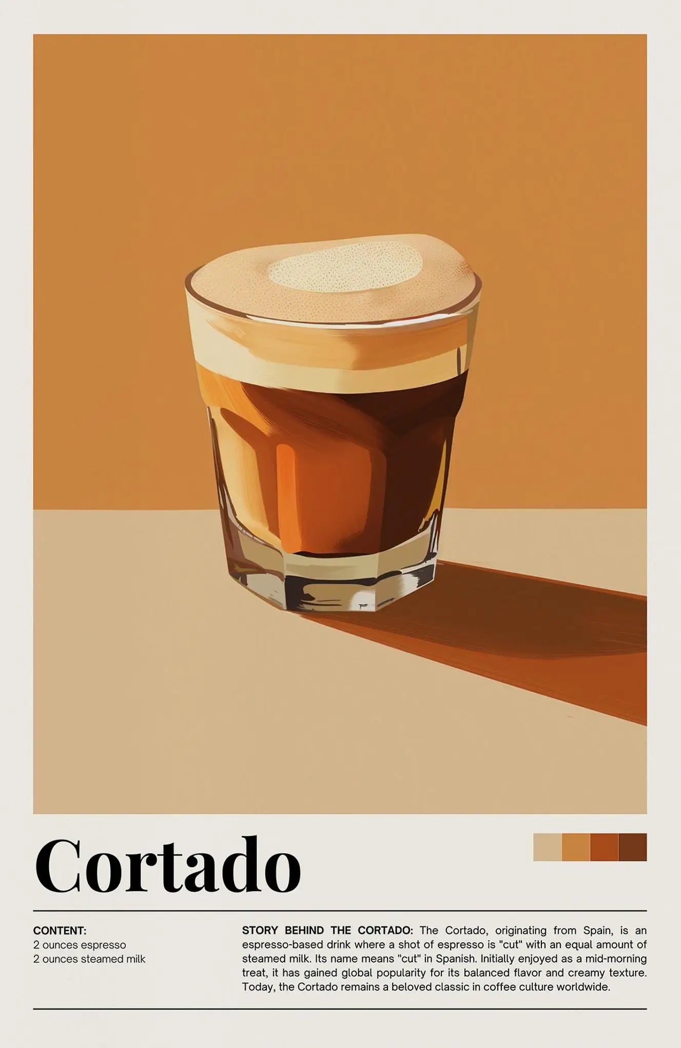 Nostalgic Minimalist Cafe Posters