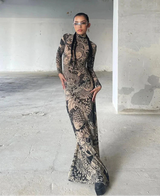 Baddie Tattoo Maxi Dress