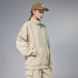 High Neck Fleece Sweatshirt