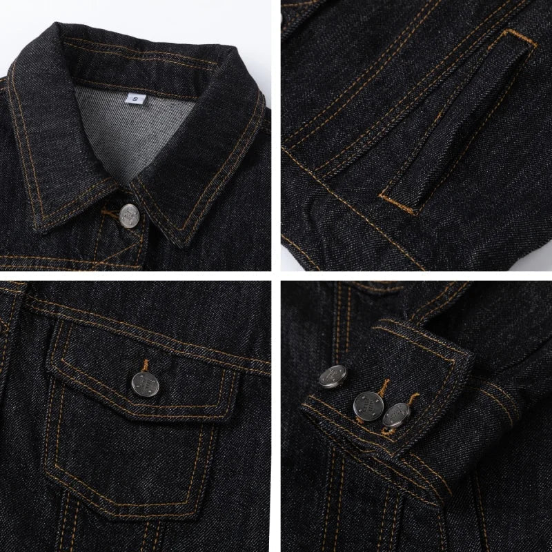Cowboy Black Denim Jacket