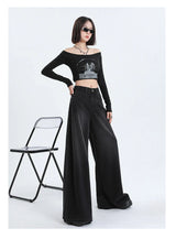 Light Blue Wide Leg Jeans