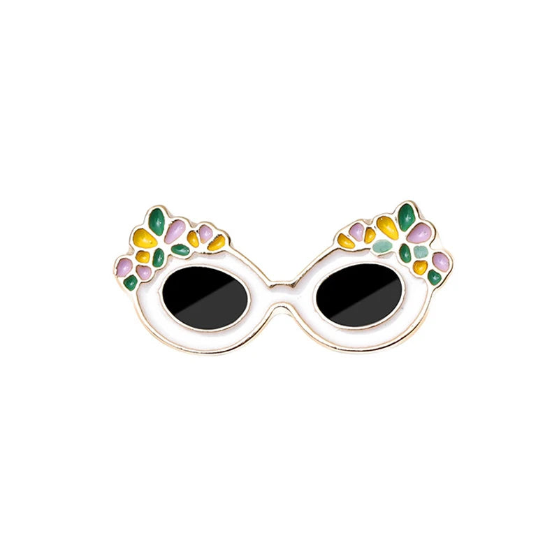 Summer Beach Sunglasses Brooches