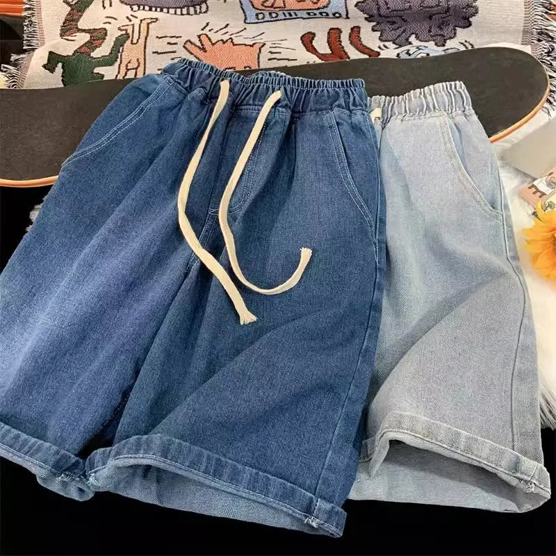 Vintage Loose Male Wide Leg Short