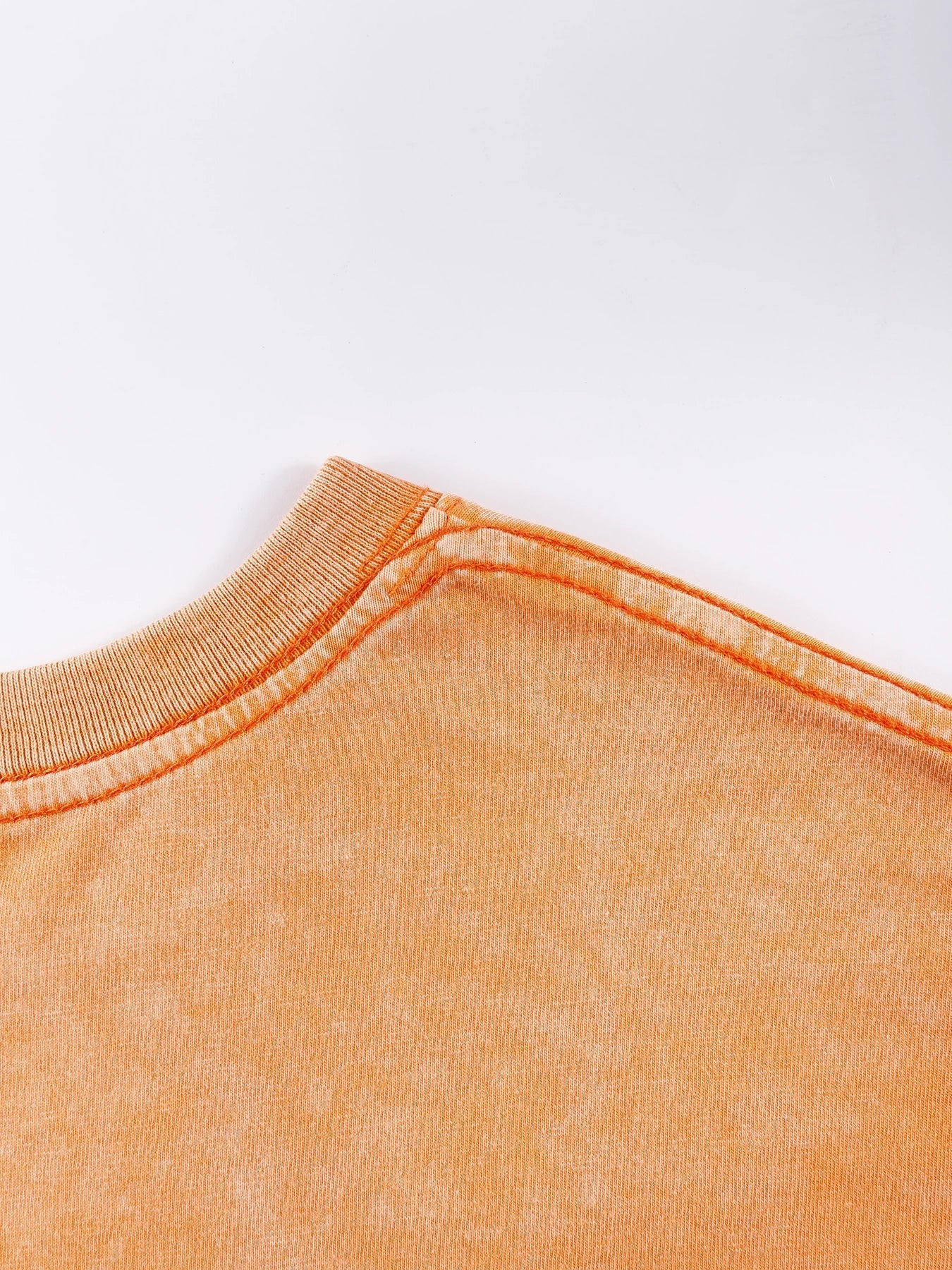 Fresh Lemon Fruit Print Washed T-Shirt