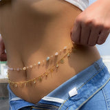 Pearl Summer Vintage Body Chain
